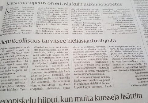 Vientiteollisuus tarvitsee kieliasiantuntijoita myös tulevaisuudessa_small